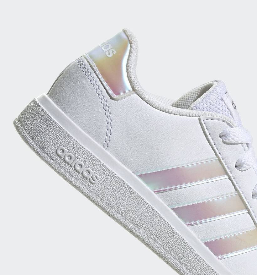 adidas Grand Court 2.0 Witte Sneakers Cloud White voor meisjes (359665) - geschikt voor steunzolen