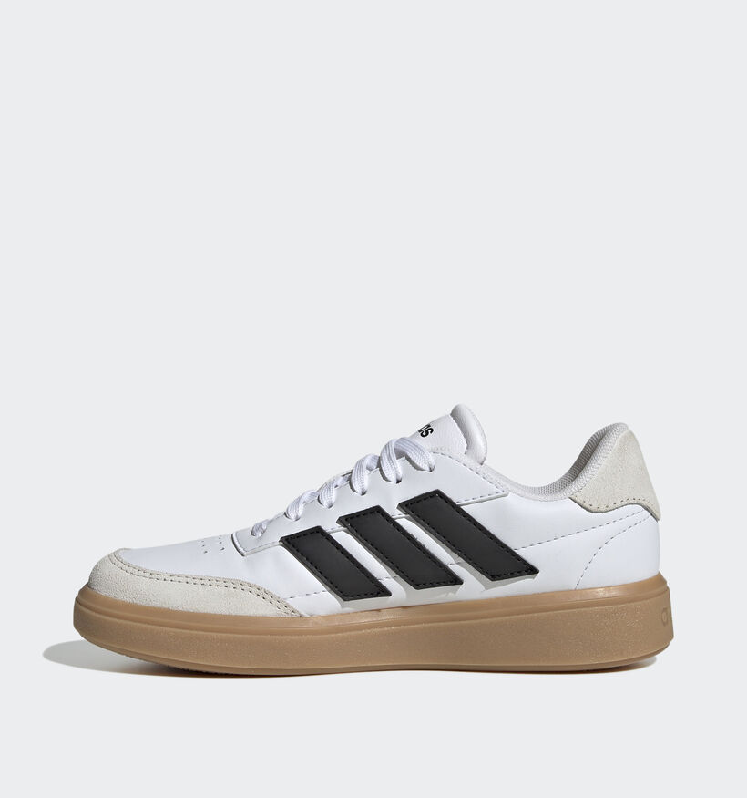 adidas Courtblock Baskets en Blanc pour garçons (350143)