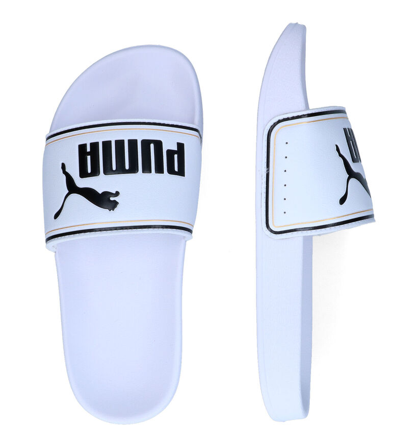 Puma Leadcat FTR Witte Badslippers voor meisjes (317407)