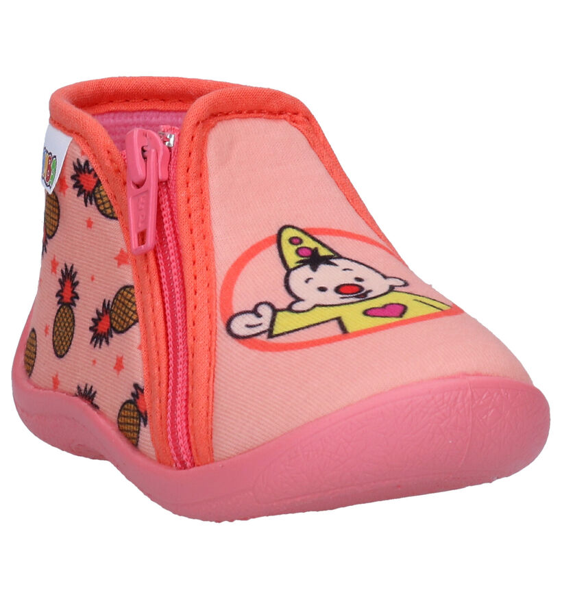 Bumba Roze Pantoffeltjes in stof (279789)