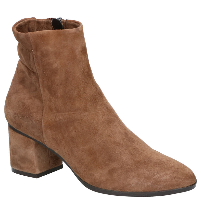 Gosh Taupe Enkellaarzen in daim (255034)