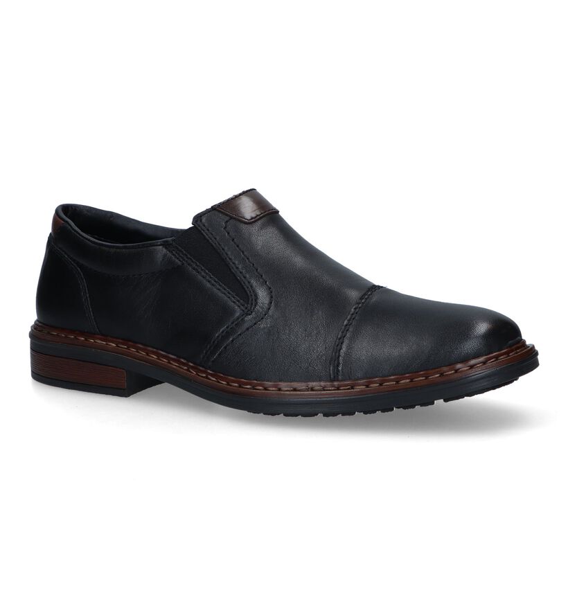 Rieker Chaussures à enfiler en Noir pour hommes (327938)