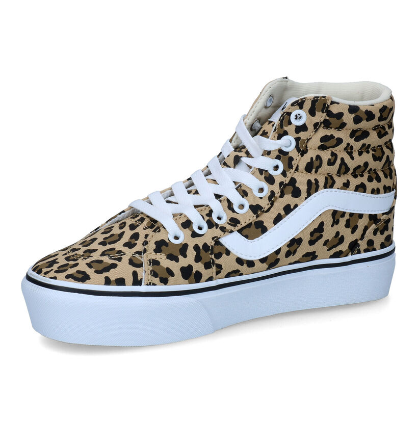 Vans Filmore Hi Platform Zwarte Sneakers in kunstleer (312595)