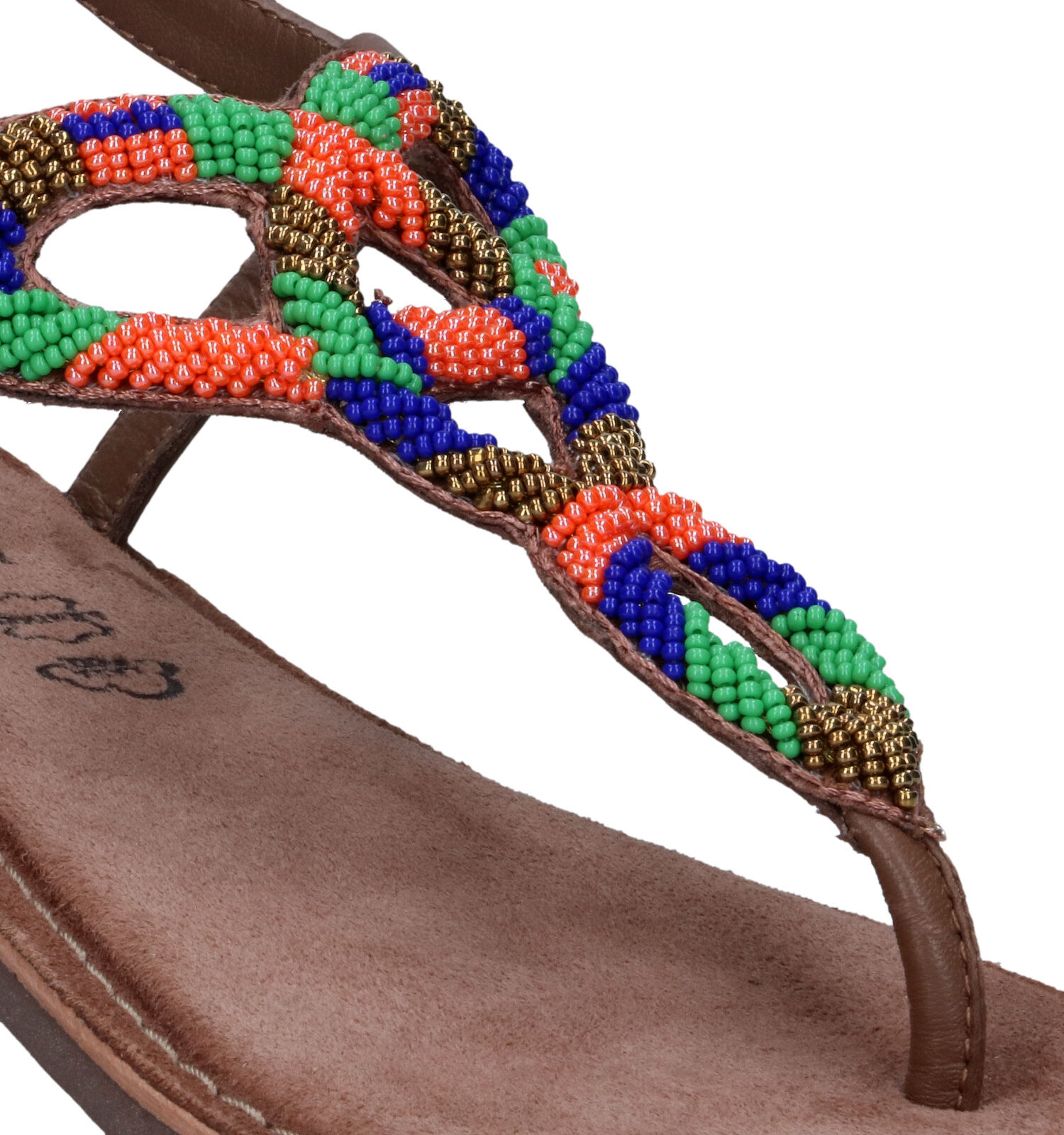 Bruine clearance sandalen dames