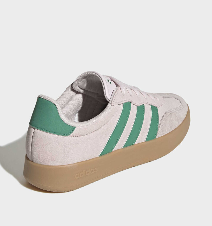 adidas Barreda Lichtroze/Groene Sneakers voor dames (372849)