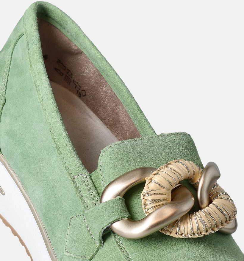 Remonte Groene Mocassins voor dames (351216) - geschikt voor steunzolen