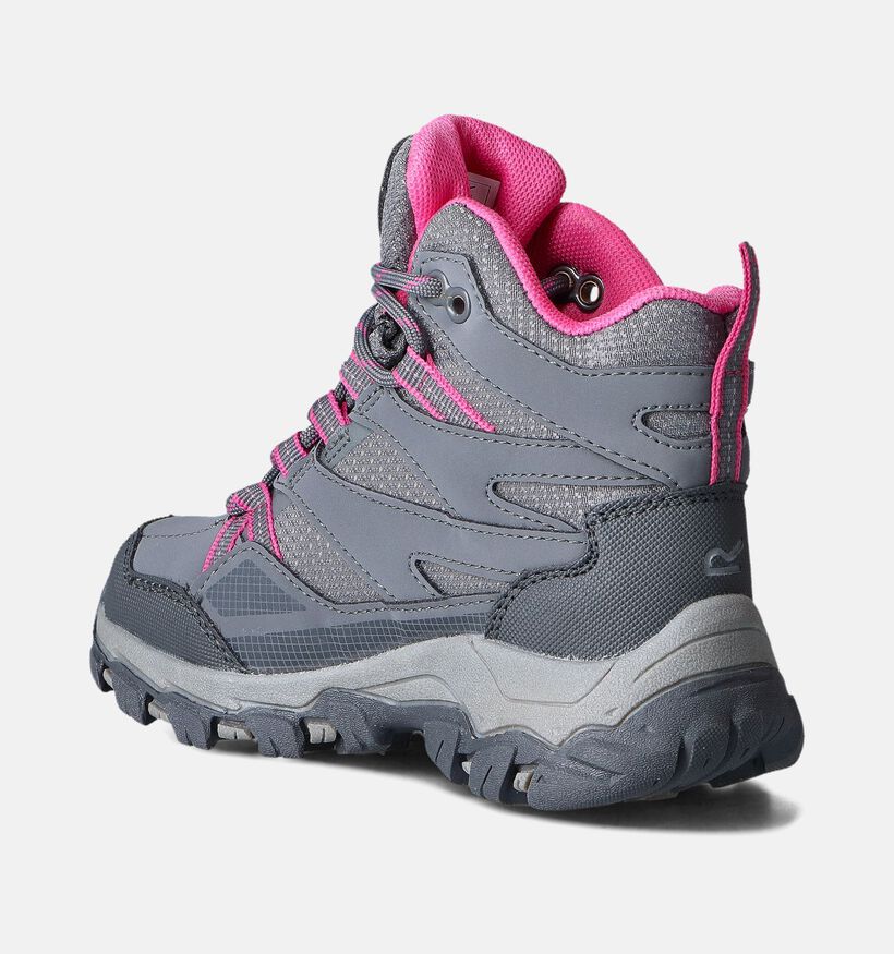 Regatta Holcombe III Grijze Wandelschoenen voor meisjes (363787) - geschikt voor steunzolen