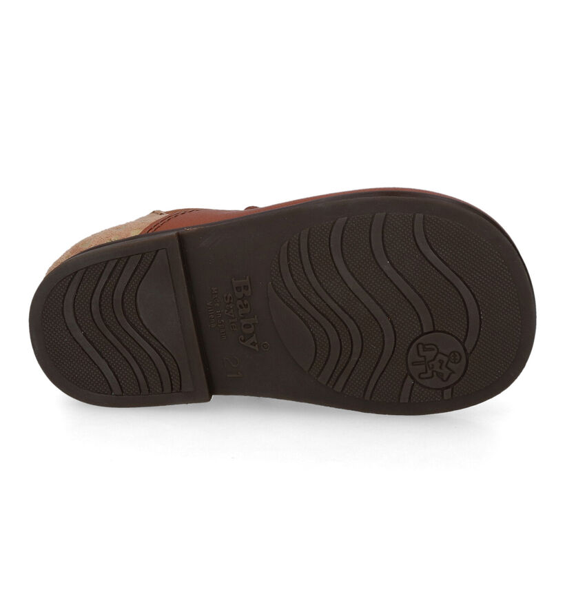 Beberlis Cognac Boots in leer (315686)