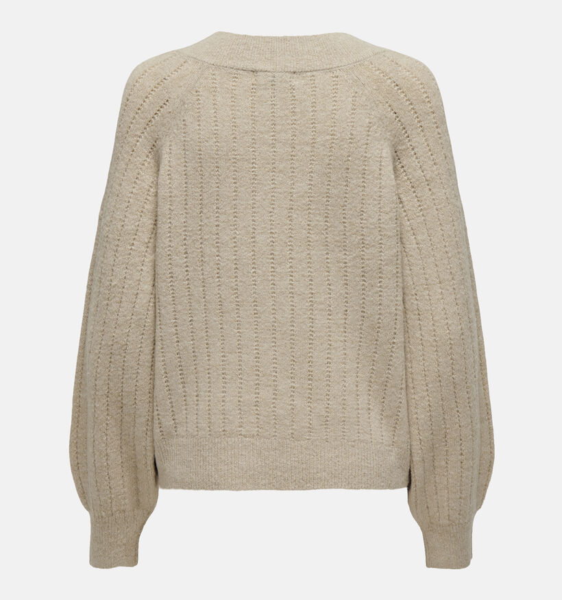 JDY Aspen Zwarte Trui met V-hals voor dames (348698)