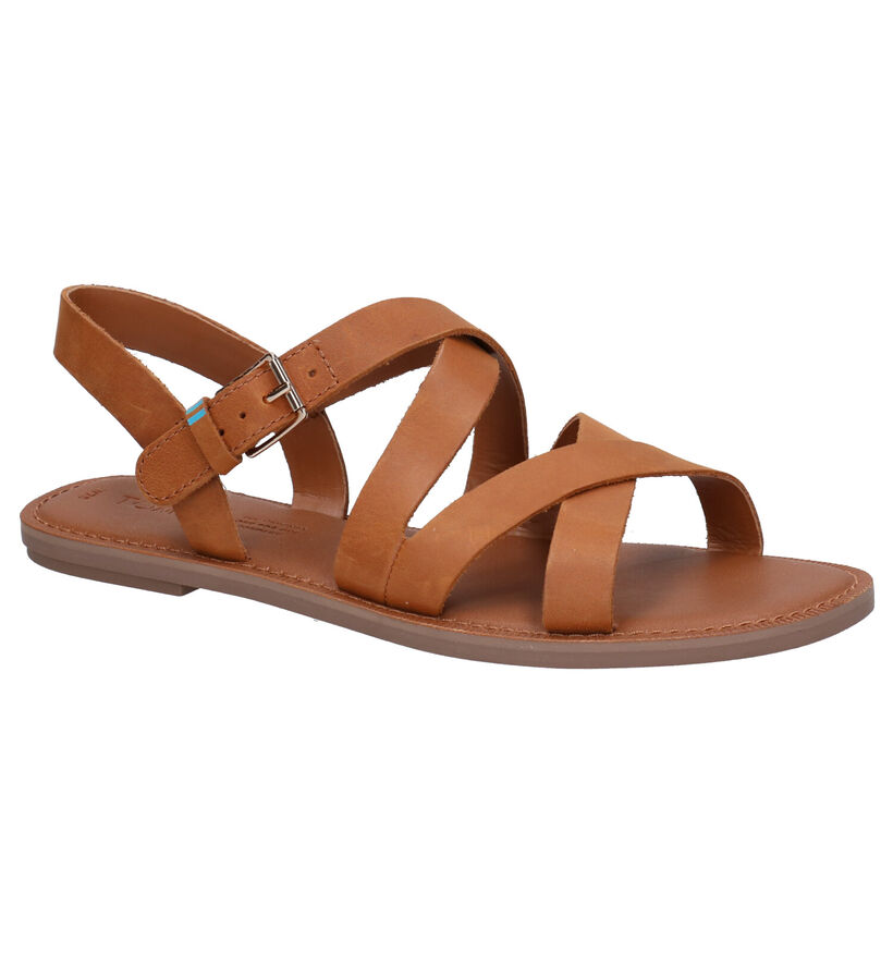 Toms Sicily Cognac Sandalen in leer (288341)