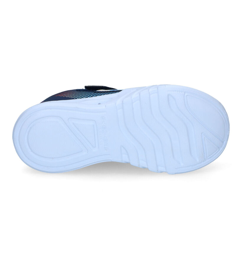 Skechers Slights Flicker Flash Blauwe Sneakers voor meisjes (318197)