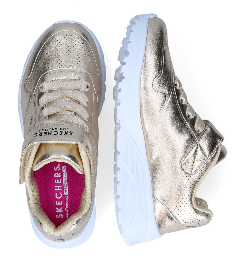 Skechers Gouden Sneakers in kunstleer (310623)