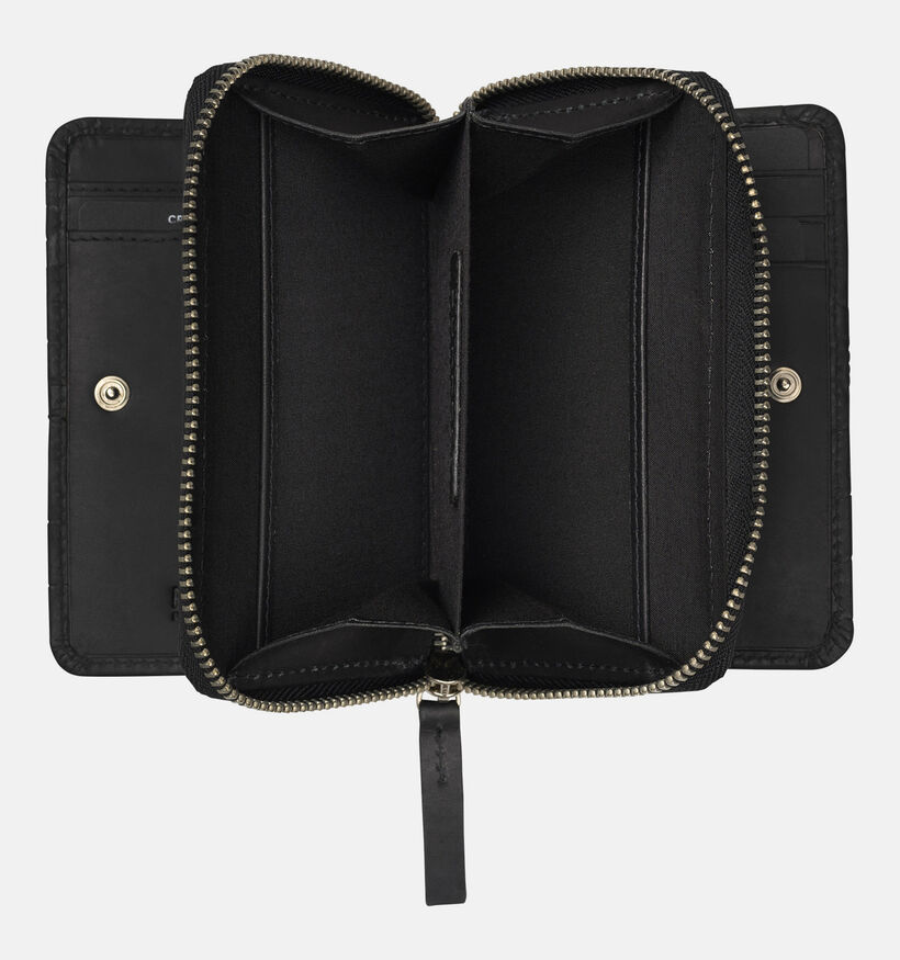 Burkely Colbie Porte-monnaie zipp&eacute; en Noir pour femmes (380452)