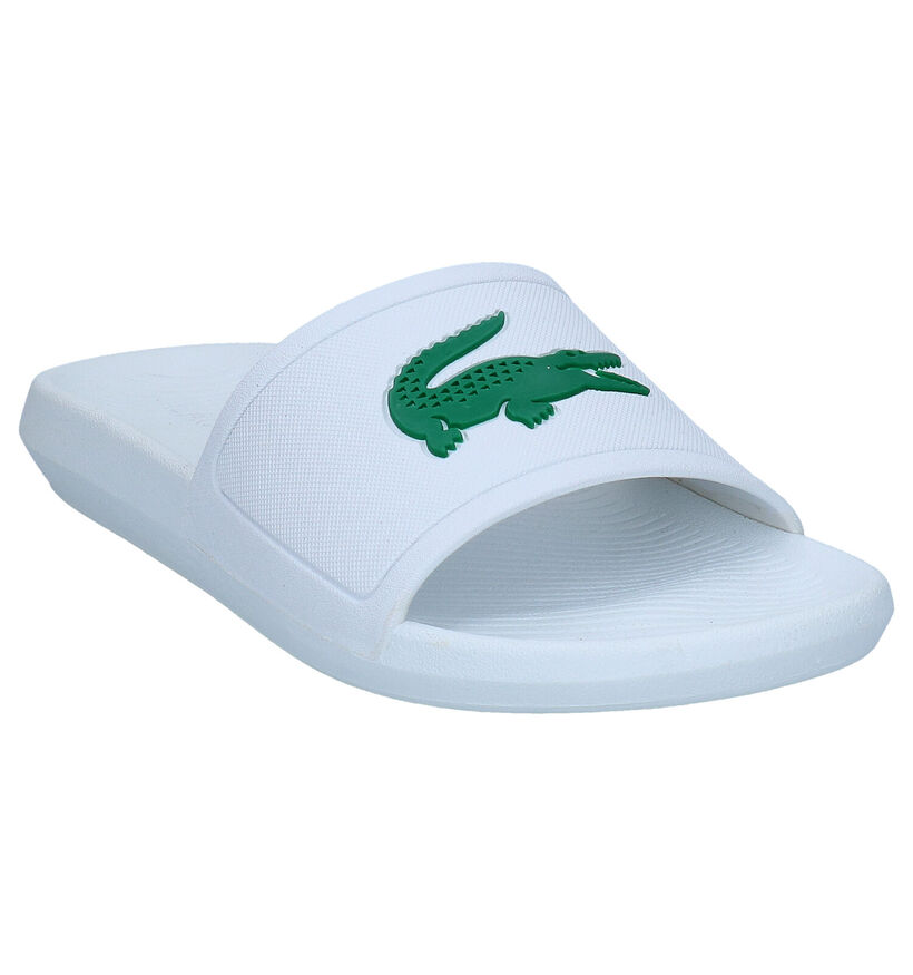 Lacoste Croco Dualiste Claquette de piscine en Noir pour hommes (305645)