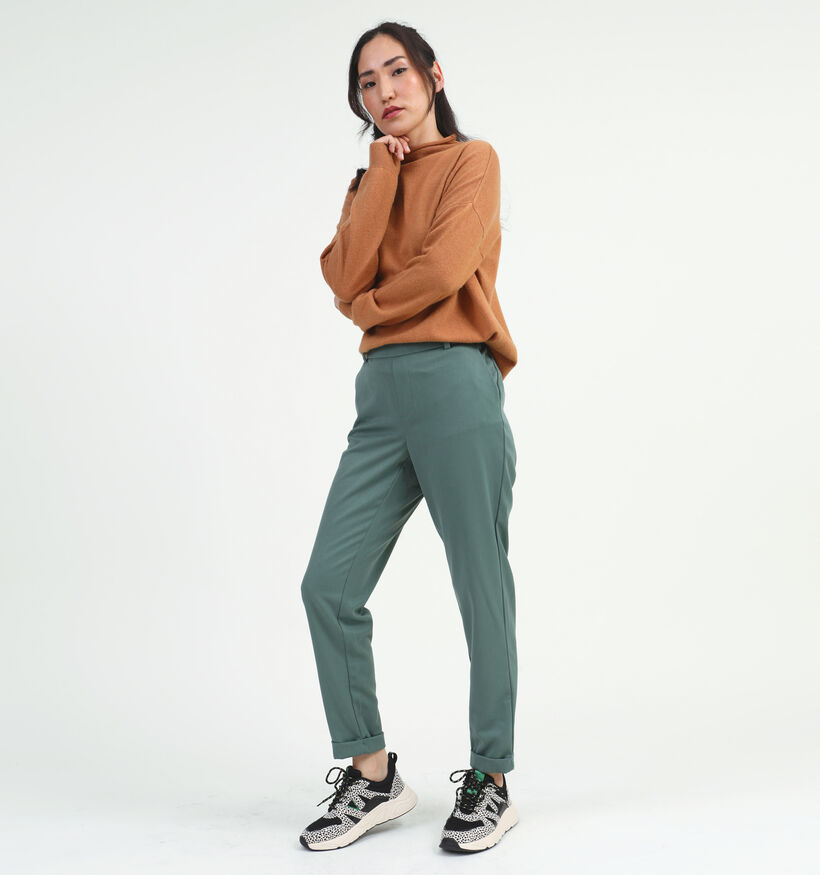 Vero Moda Maya Mr Loos Solid Pantalon en Vert L30 pour femmes (328962)