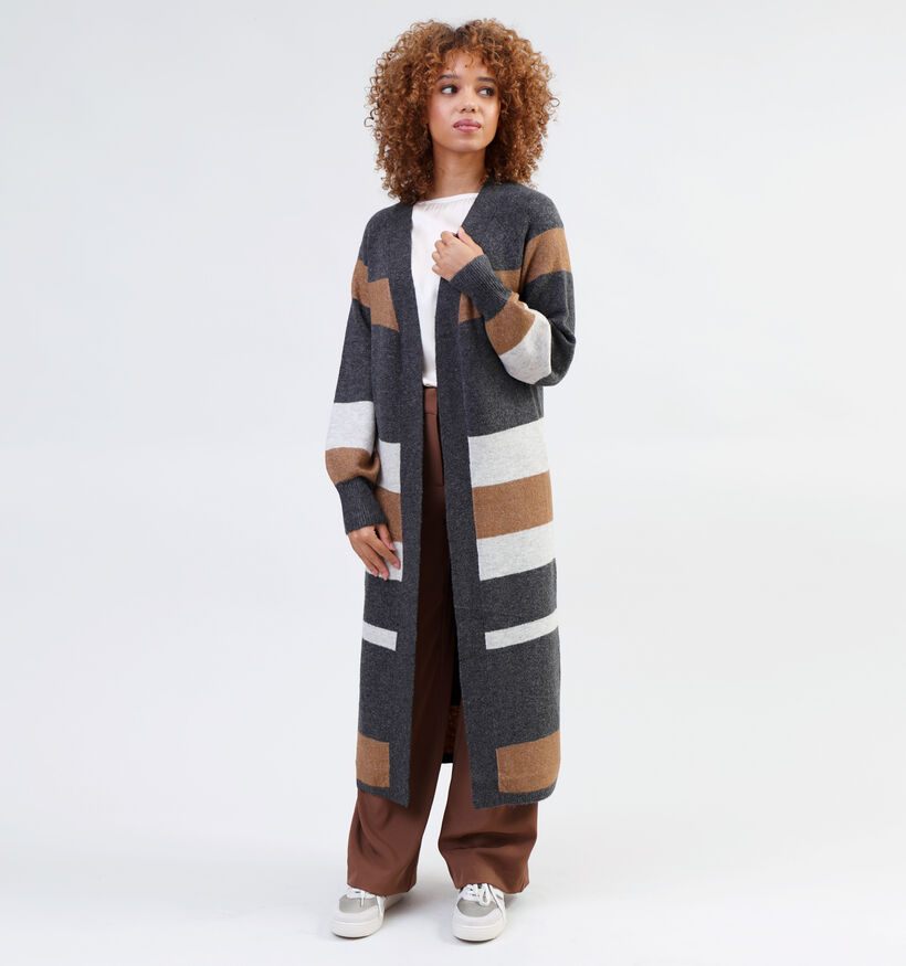 JDY Rue Grijze Lange Cardigan voor dames (330946)