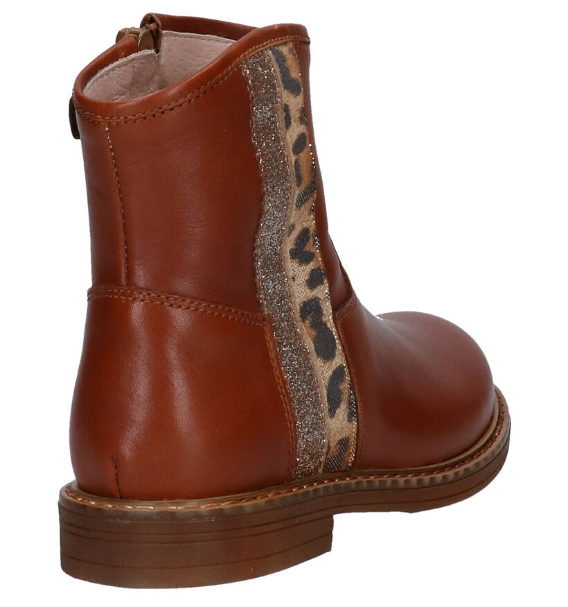 K3 Bottes basses en Cognac en cuir (282868)