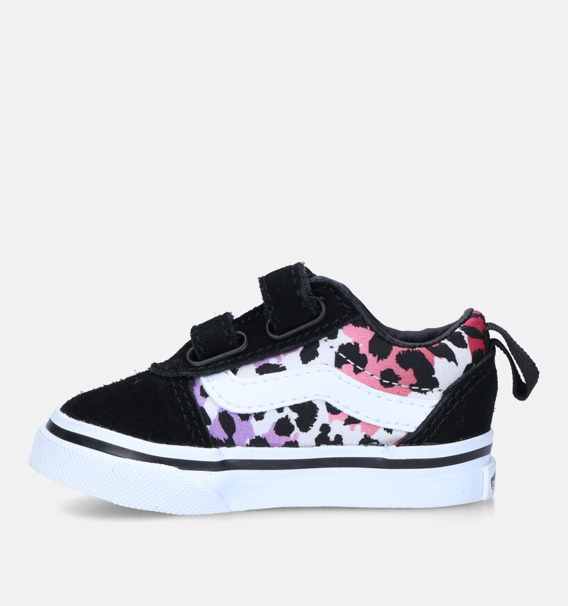 Vans Ward V  Animal Gradient Baskets en Noir pour filles (327967)