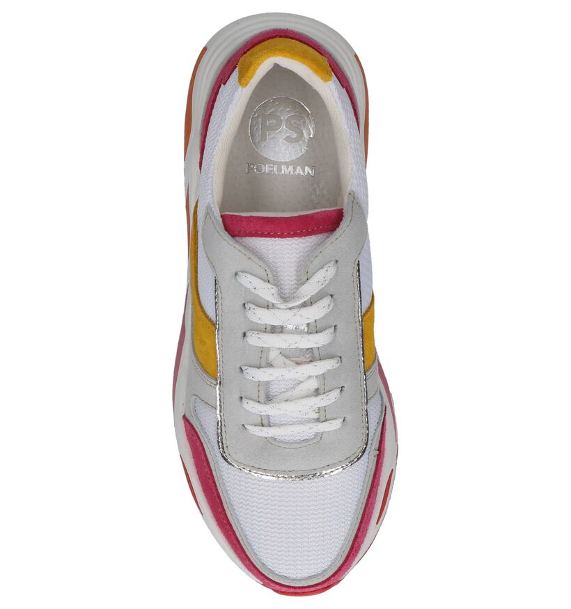 90's Sneakers Poelman Multikleur in daim (233588)