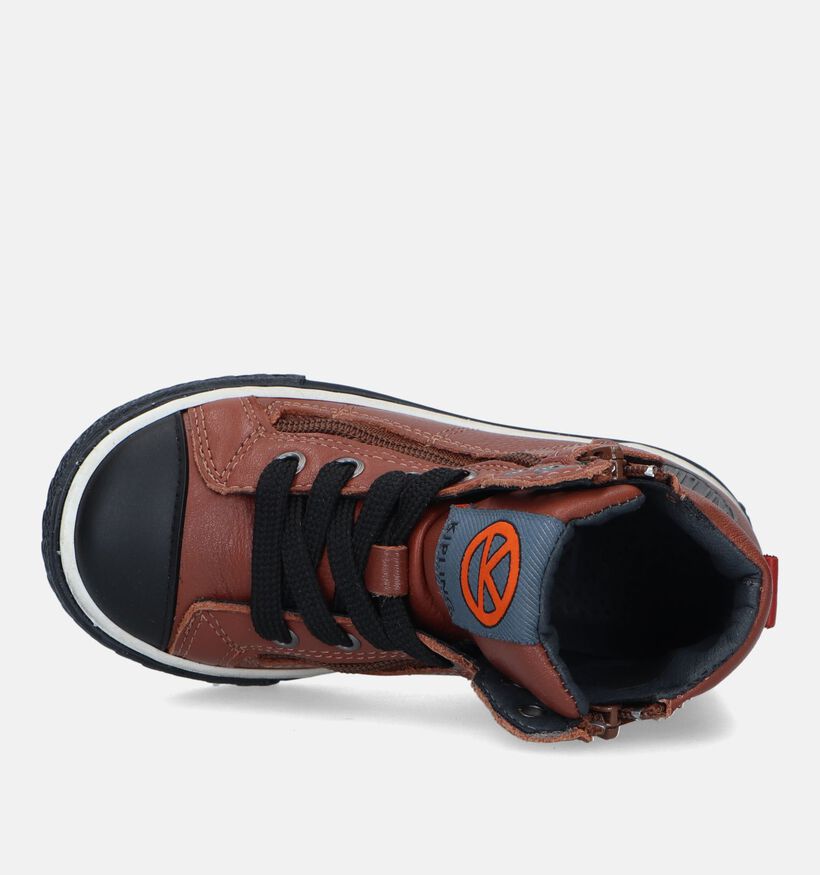 Kipling Apollo Chaussures hautes en Cognac pour garçons (332061) - pour semelles orthopédiques