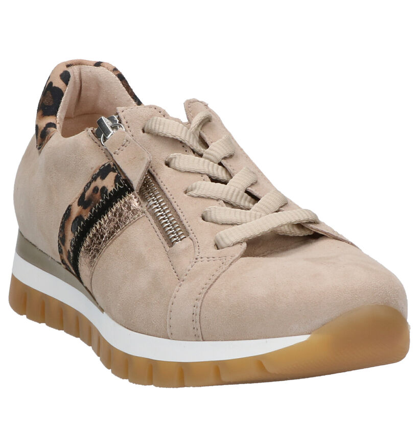 Gabor OptiFit Beige Veterschoenen in nubuck (271714)