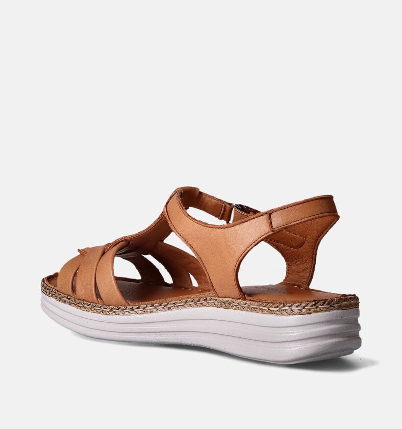 Hush Puppies Maki Cognac Sandalen voor dames (357591)