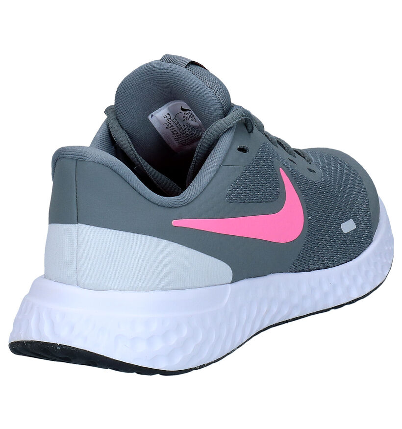 Nike Revolution 5 Roze Sneakers in stof (283831)