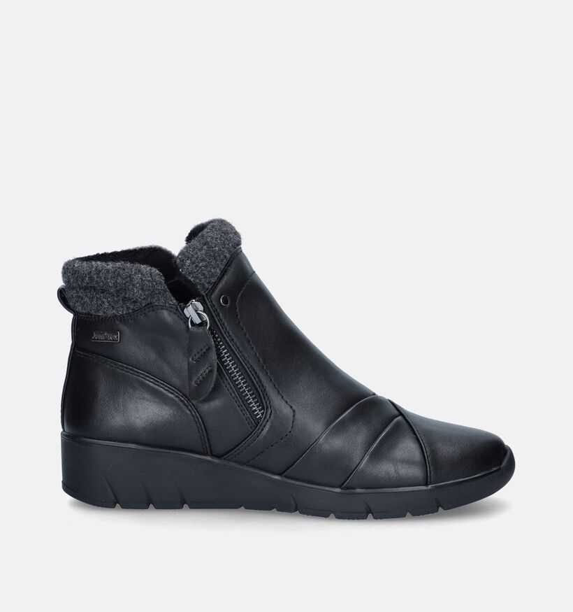 Jana Bottines plates en Noir pour femmes (344498)