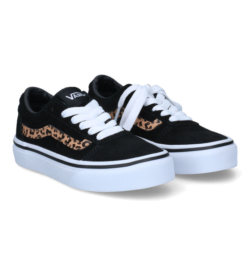 Vans Ward Zwarte Sneakers voor meisjes (343930)