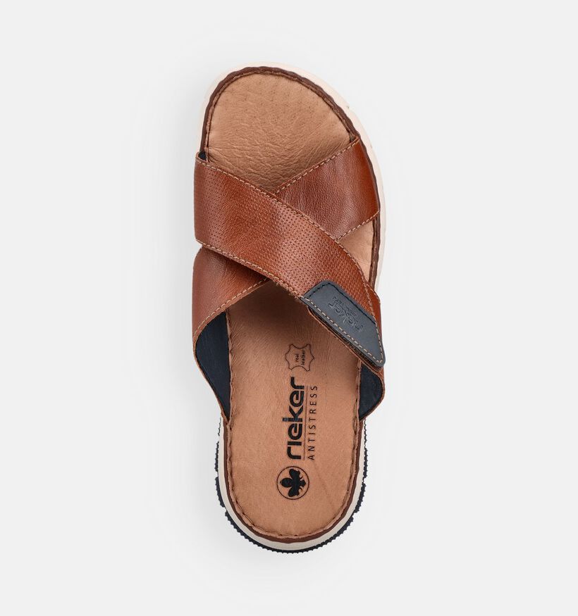 Rieker Cognac Slippers voor heren (370505)