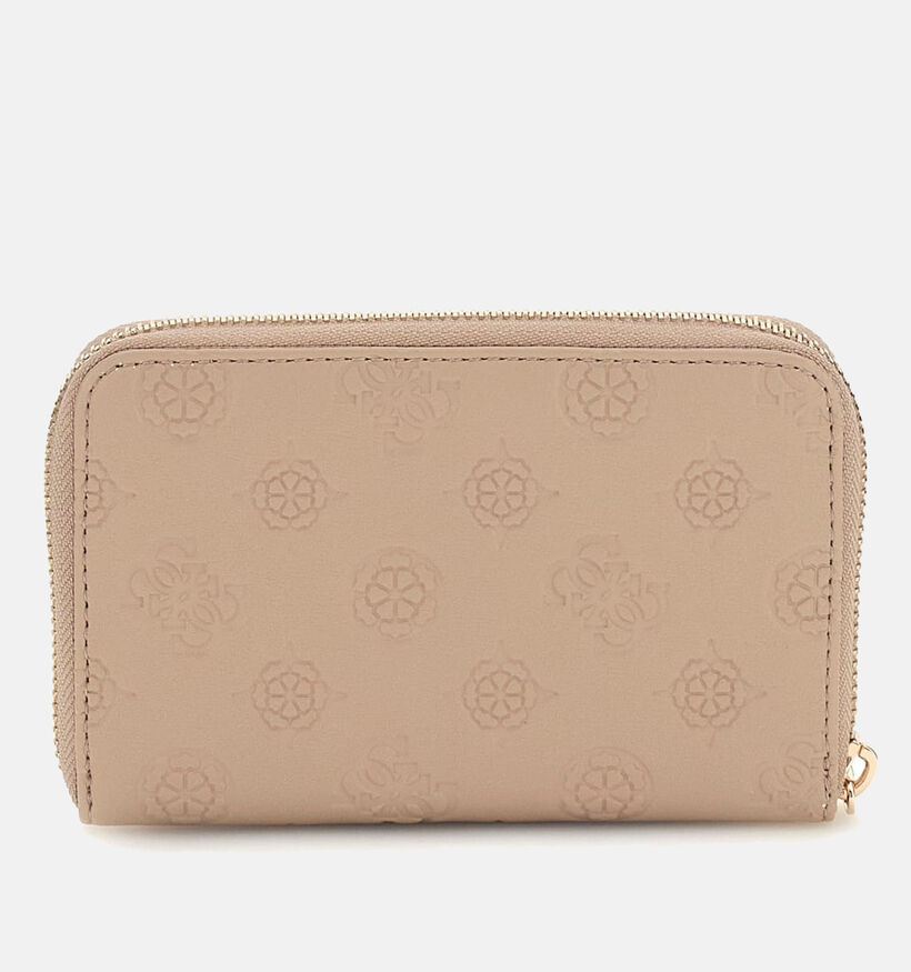 Guess Porte-monnaies zippé en Noir Guess Porte-monnaies zippé en Taupe pour femmes (360053)