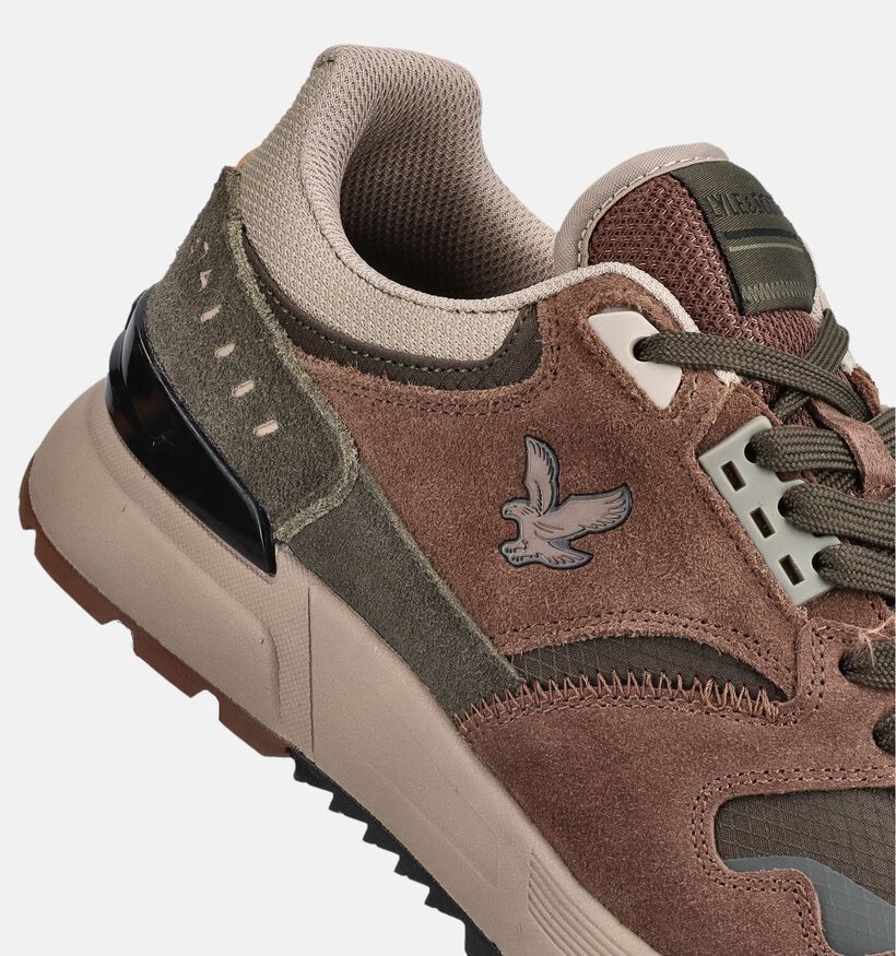 Lyle & Scott Finlay Chaussures &agrave; lacets en Marron pour hommes (378097) - pour semelles orthop&eacute;diques