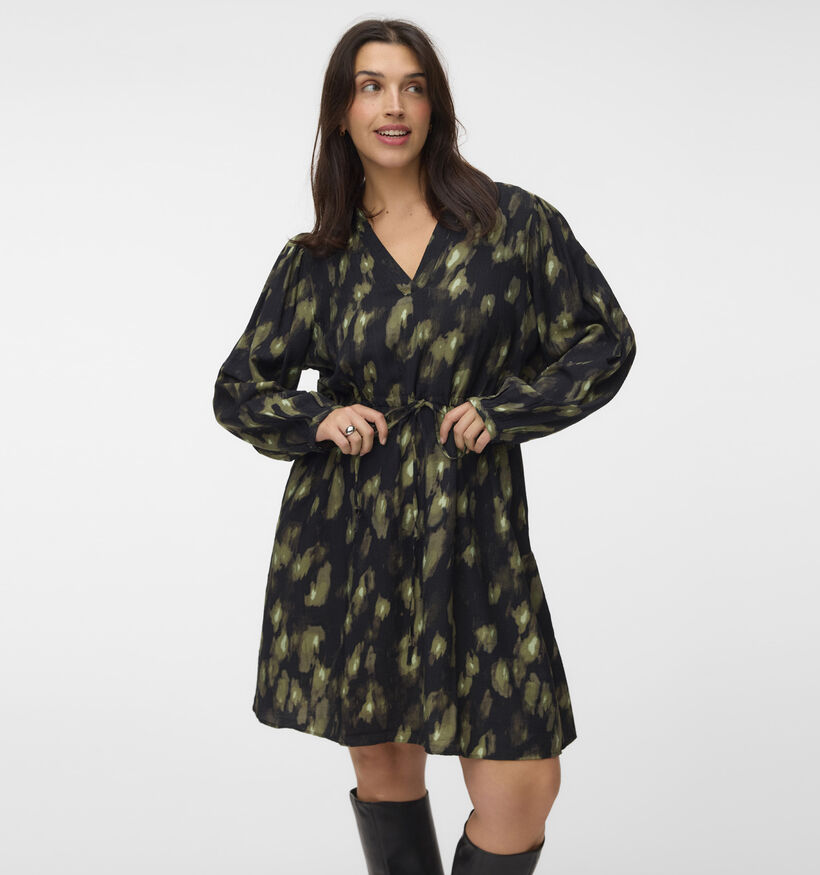 Vero Moda Curve Lanini Robe mi-longues en Noir pour femmes (378130)