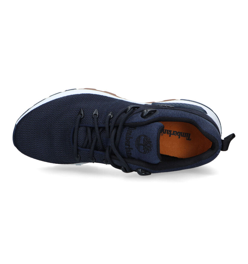 Timberland Sprint Trekker Blauwe Veterschoenen in stof (320291)