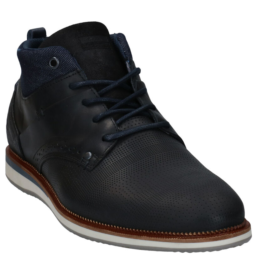 Bullboxer Chaussures hautes en Bleu foncé en cuir (281295)