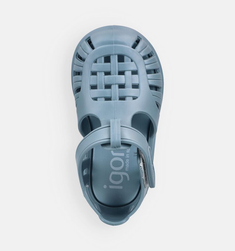 Igor Tobby Sandales pour b&eacute;b&eacute; en Bleu pour filles, gar&ccedil;ons (372908)