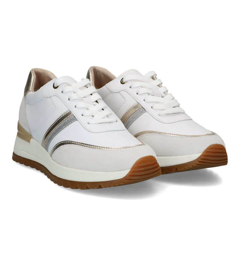 Geox Desya Witte Sneakers voor dames (320101) - geschikt voor steunzolen