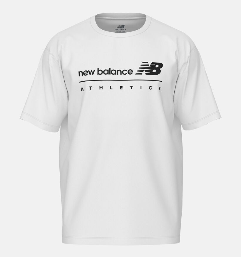 New Balance Witte T-Shirt voor heren (362063)
