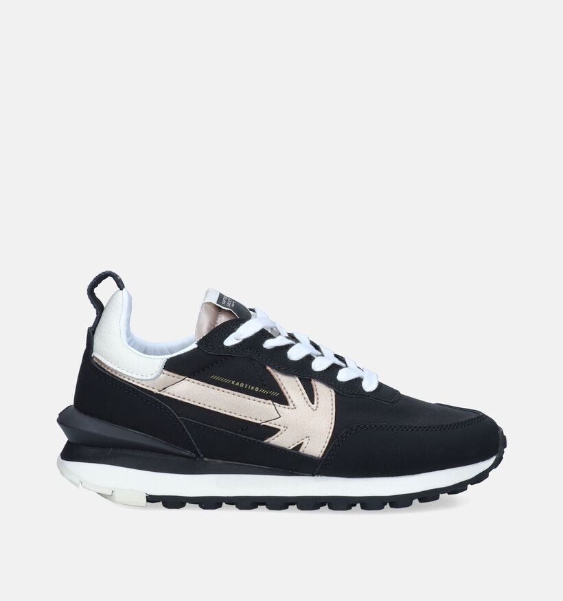 Kaotiko Nara Zwarte Sneakers voor dames (356173) - geschikt voor steunzolen