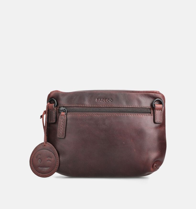 Saccoo Grazie Donkerbruine Crossbody Tas voor dames (375160)