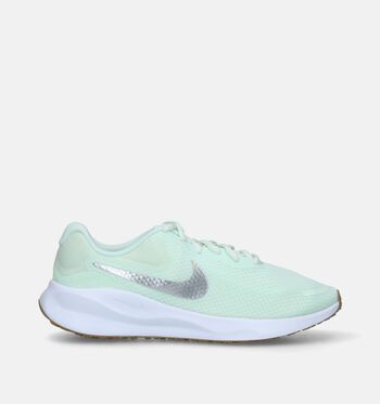 Nike Revolution Low Sneakers Barely Green/Metallic Silver/White