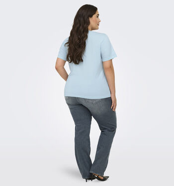 ONLY Carmakoma T-shirts Blauw