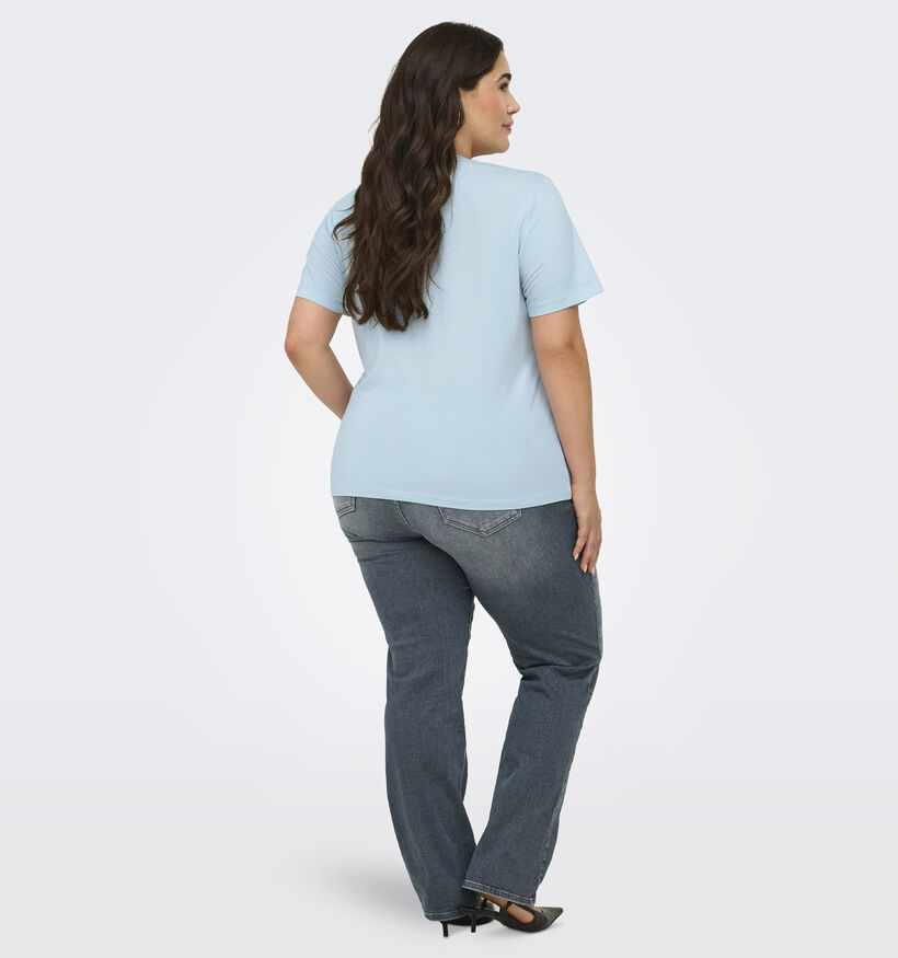 ONLY Carkita Pearl Blauwe T-shirt voor dames (375073)