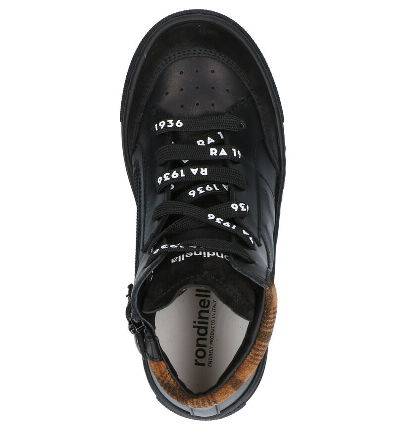 Rondinella Chaussures hautes en Noir en cuir (262062)