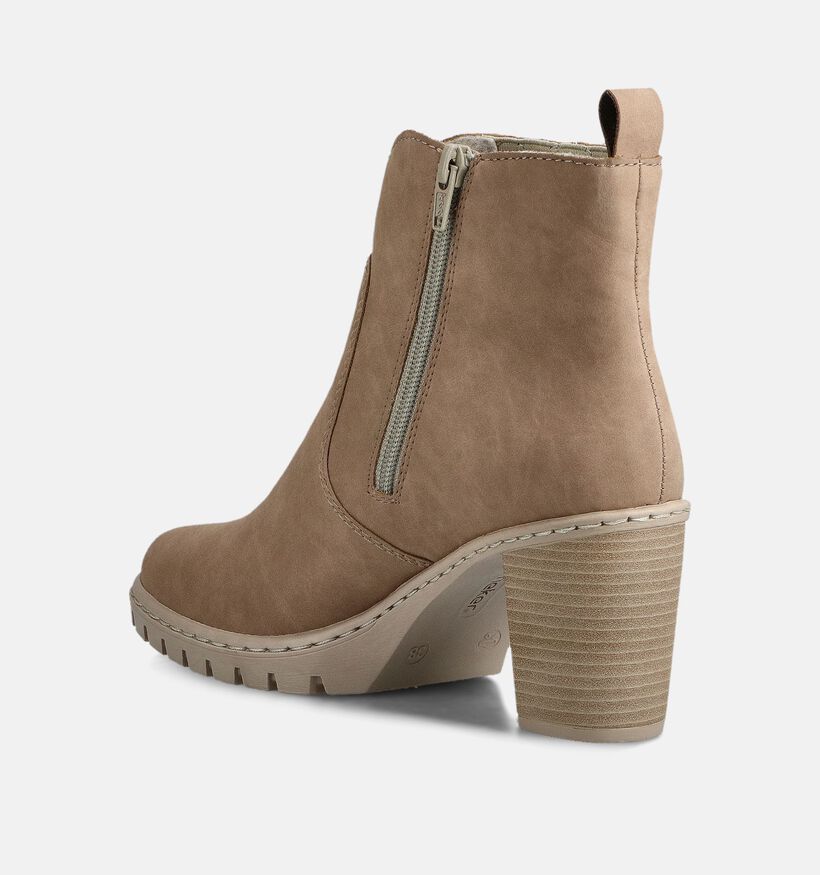 Rieker Bottines à talons en Marron pour femmes (363549)
