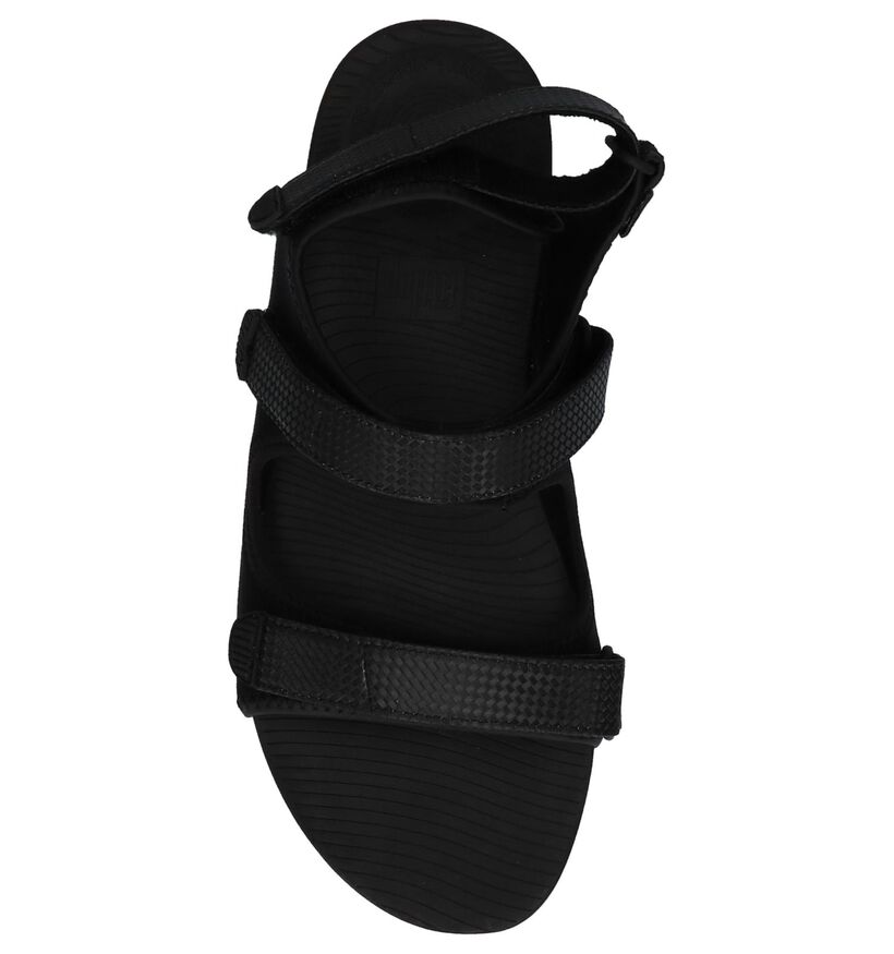 Zwarte Sandalen FitFlop Neoflex Back-Strap Sandals in stof (212891)