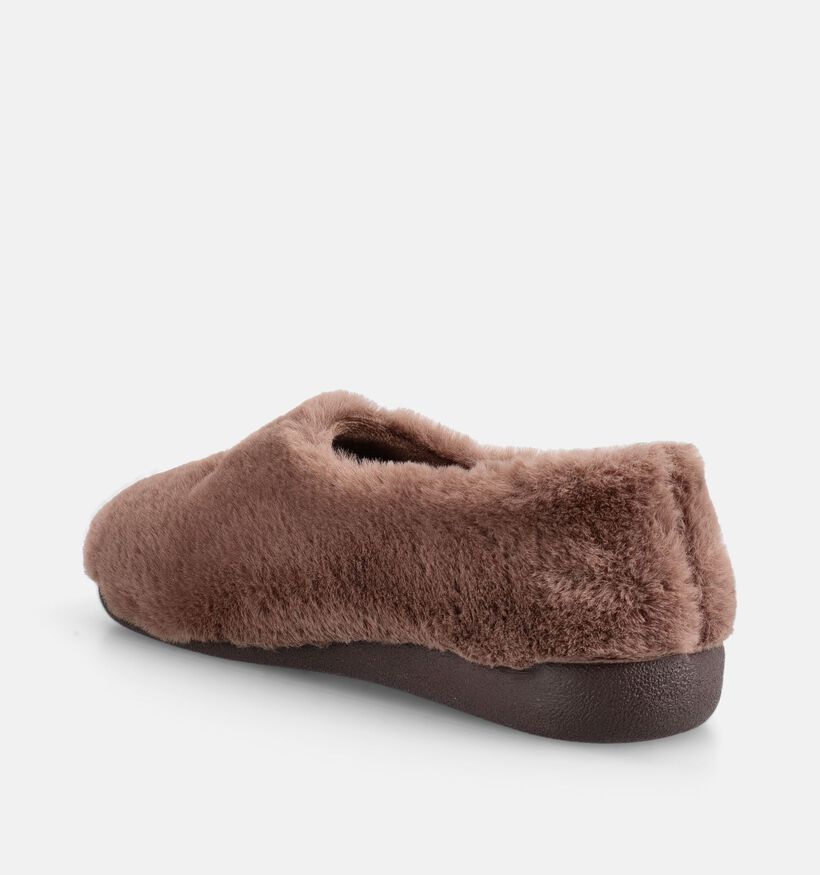 Scapa Pantoufles ferm&eacute;es en Taupe pour femmes (380857) - pour semelles orthop&eacute;diques