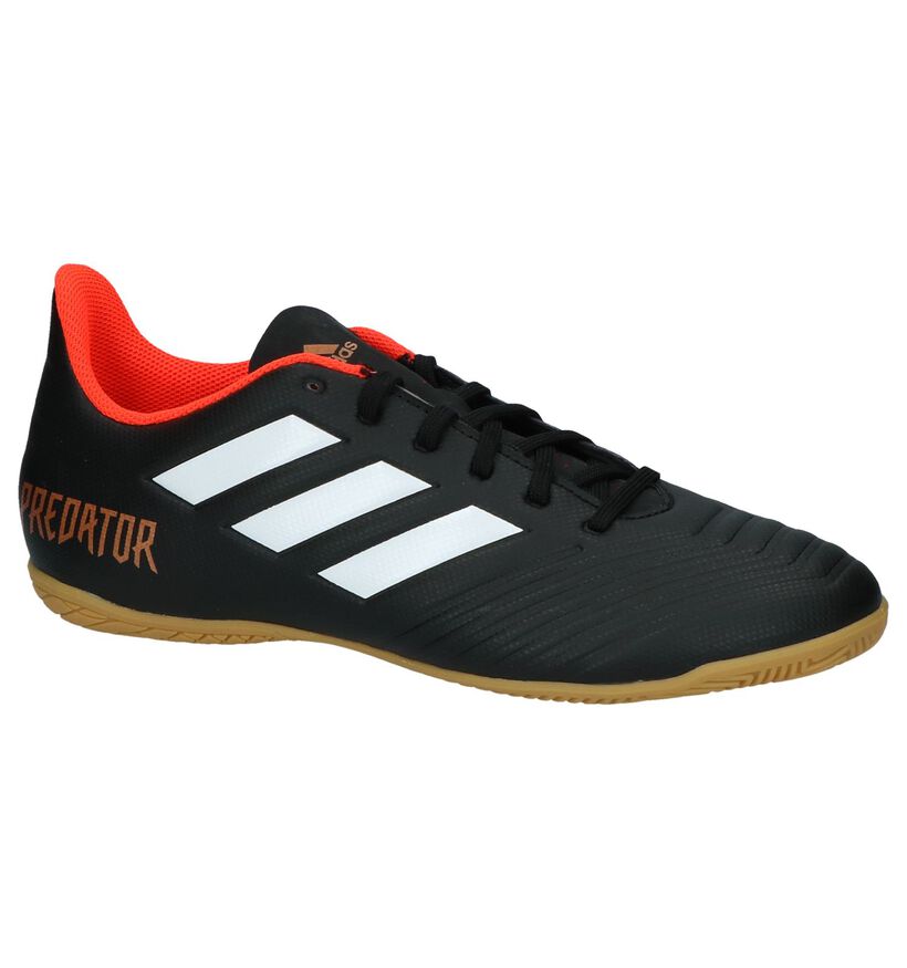 Zwarte Sportschoenen adidas Predator Tango in kunstleer (208203)