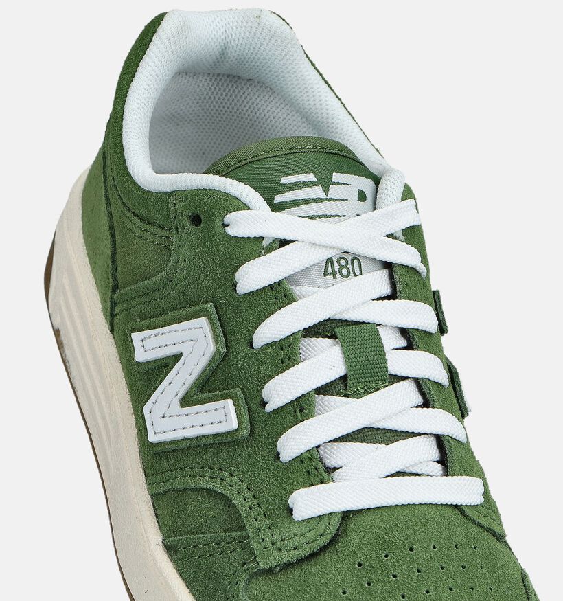 New Balance Baskets basses en Vert pour filles, garçons (358708) - pour semelles orthopédiques
