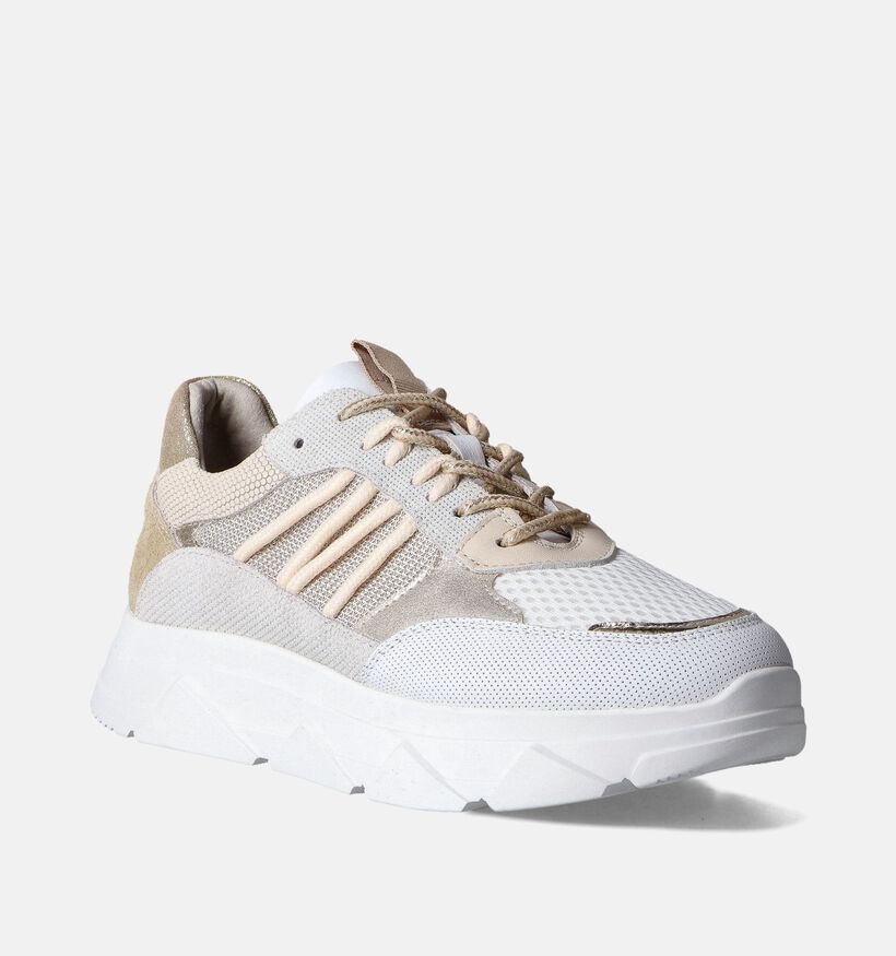 Tango Kady Fat Witte Sneakers voor dames (362957) - geschikt voor steunzolen